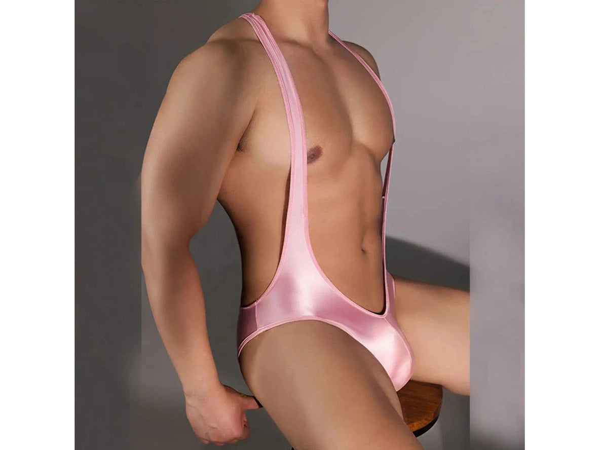 Gay Bodysuits | Stretchy High Cut Backless Bodysuit