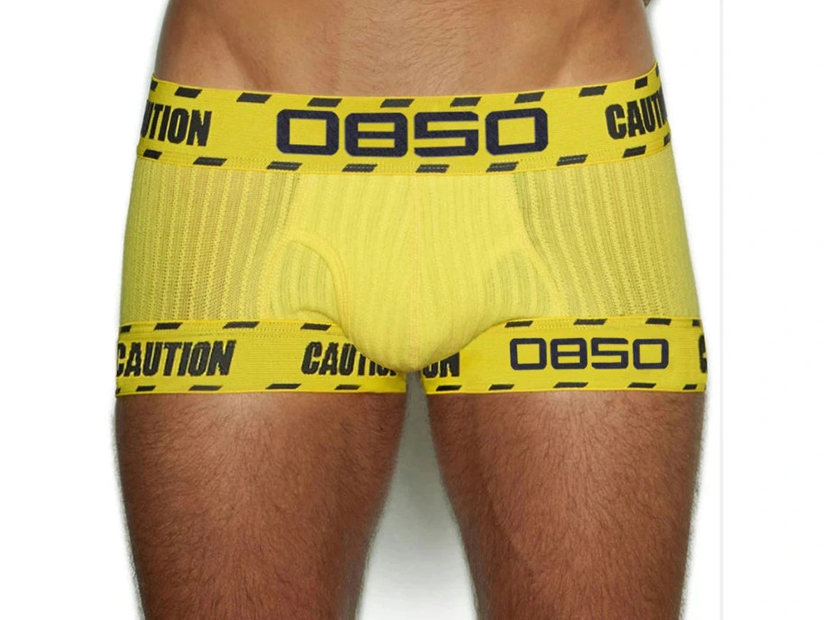 Gay Boxer Briefs | 0850 Threaded Cotton Sport Boxer Briefs