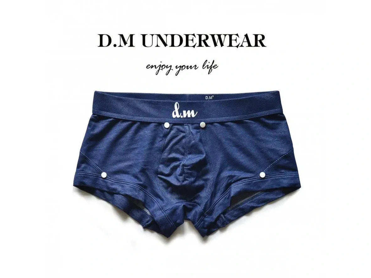 Gay Boxer Briefs | D.M Button Boxer Briefs