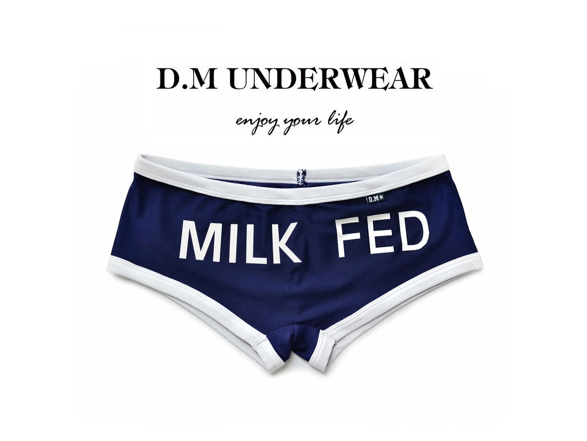 Gay Boxer Briefs | D.M "MILK FED" Underwear