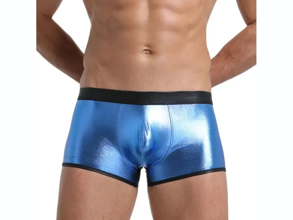 Gay Boxer Briefs | Faux Leather Boxer Briefs