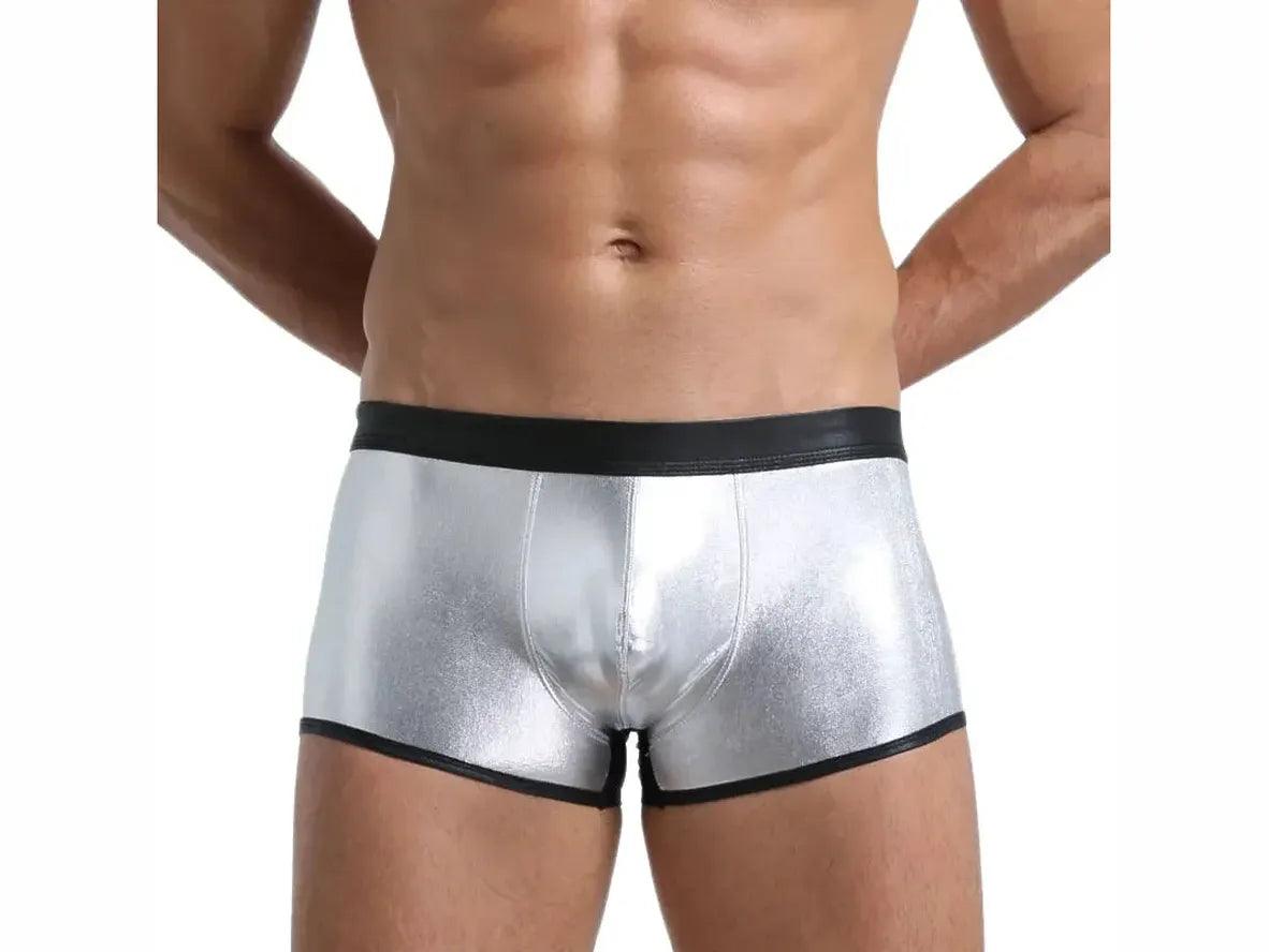Gay Boxer Briefs | Faux Leather Boxer Briefs