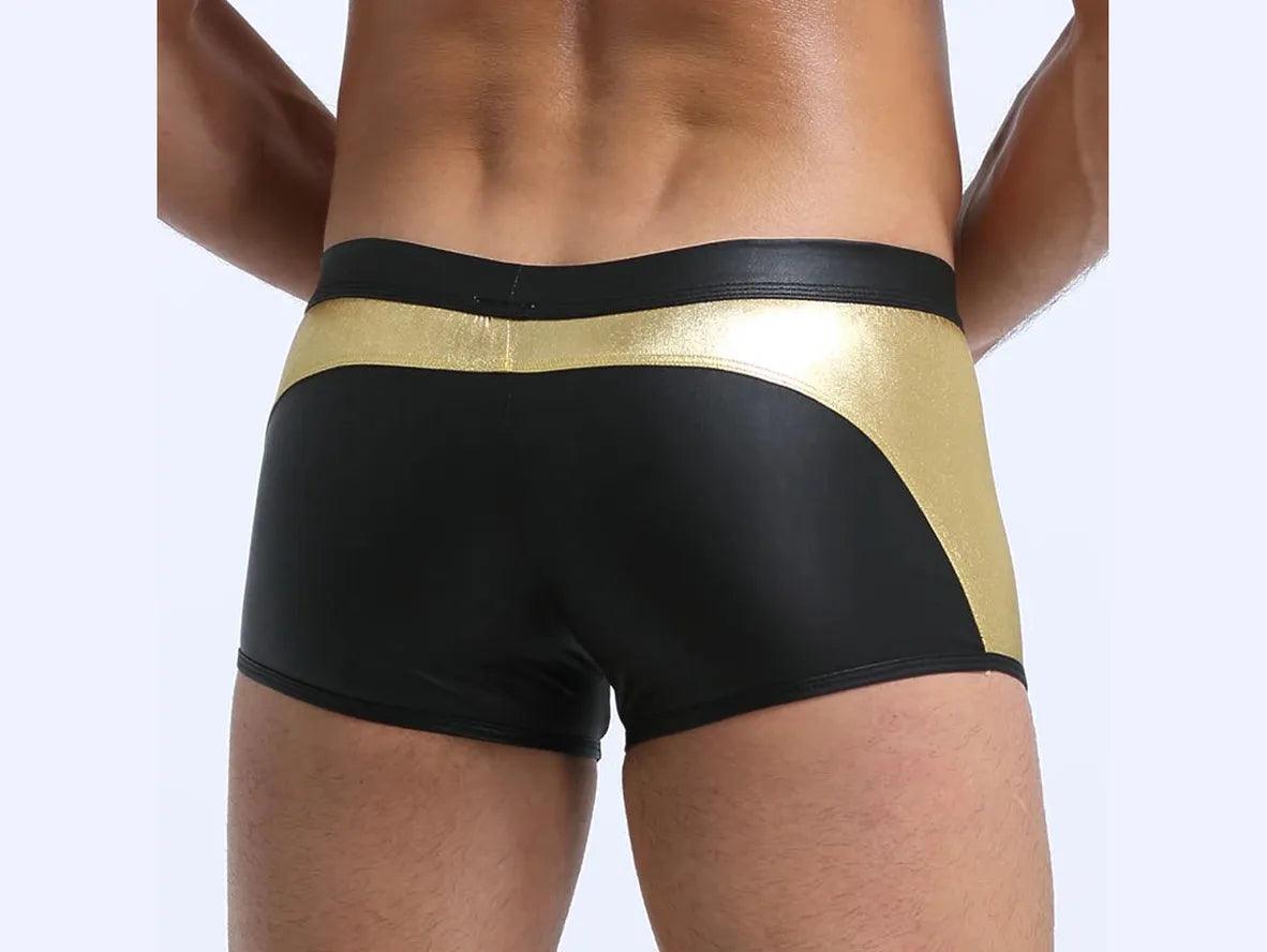 Gay Boxer Briefs | Faux Leather Boxer Briefs