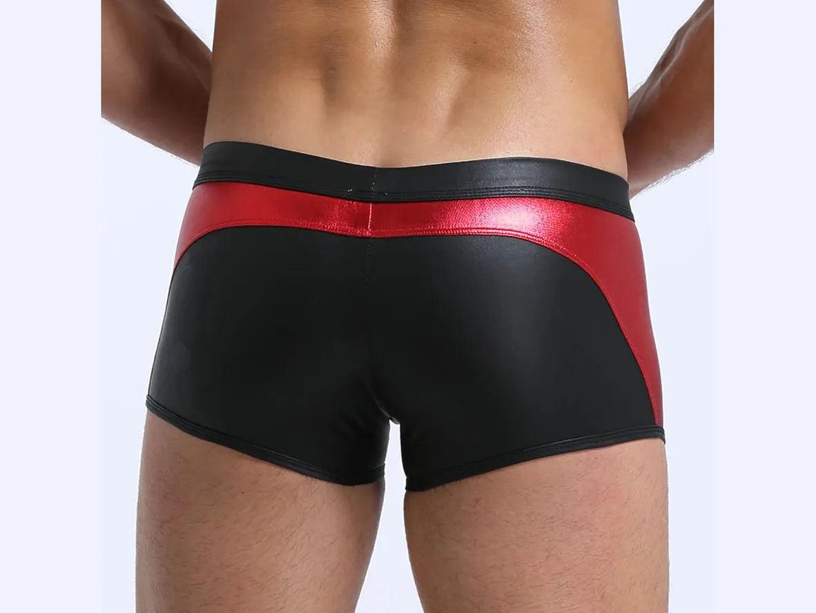 Gay Boxer Briefs | Faux Leather Boxer Briefs