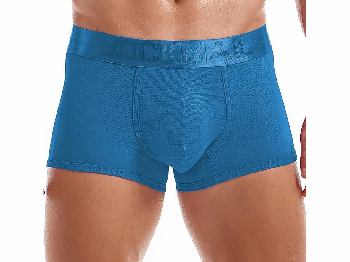 Gay Boxer Briefs | JOCKMAIL Bright Color Mesh Boxers