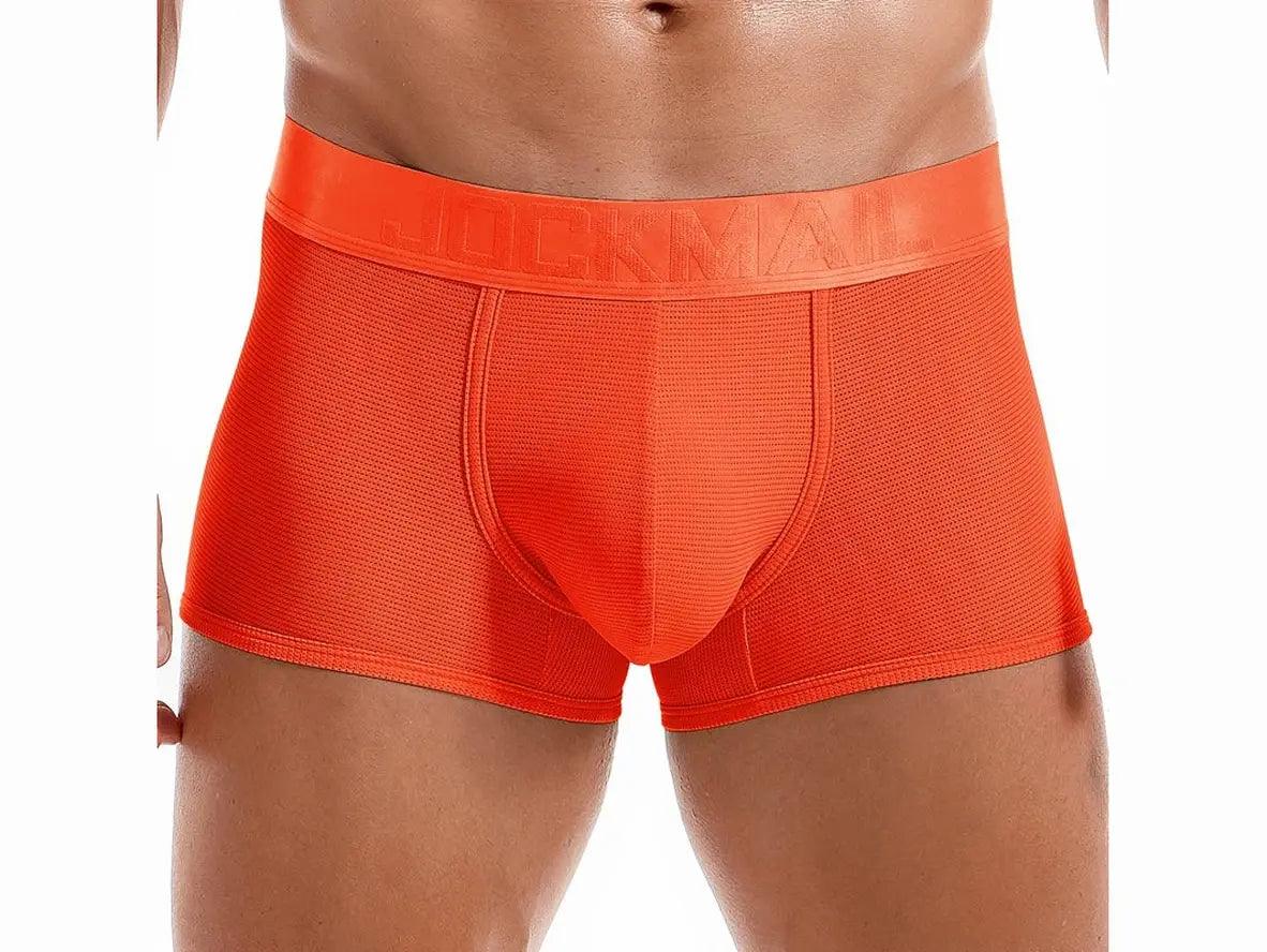 Gay Boxer Briefs | JOCKMAIL Bright Color Mesh Boxers