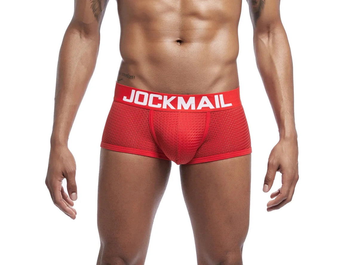 Gay Boxer Briefs | JOCKMAIL Mesh Boxer Briefs