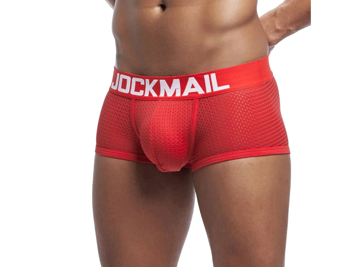 Gay Boxer Briefs | JOCKMAIL Mesh Boxer Briefs