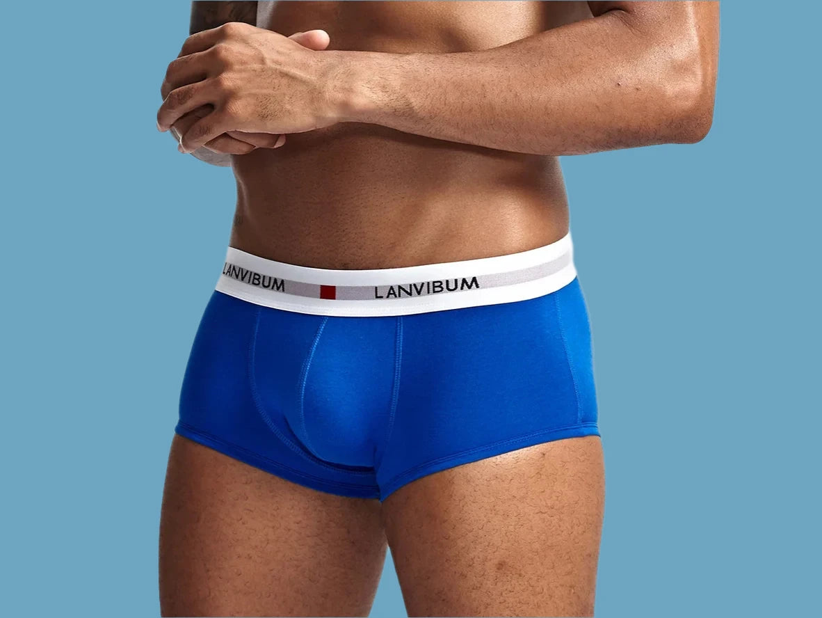 Gay Boxer Briefs | LANVIBUM Classic Cotton Briefs