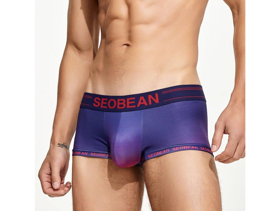 Gay Boxer Briefs | SEOBEAN Gradient Color Boxer Briefs