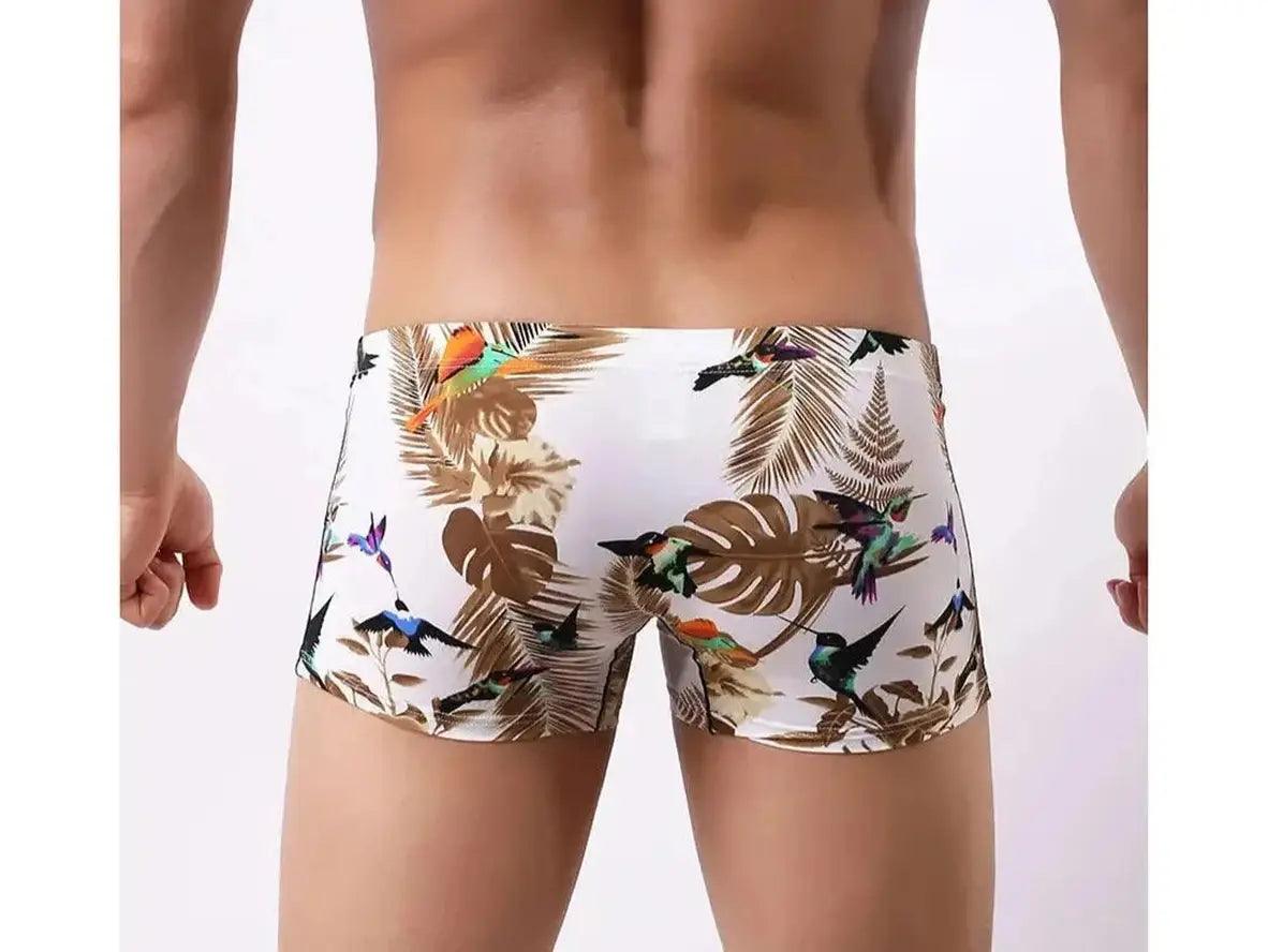 Gay Boxer Briefs | Sexy Print Smooth Boxer Briefs