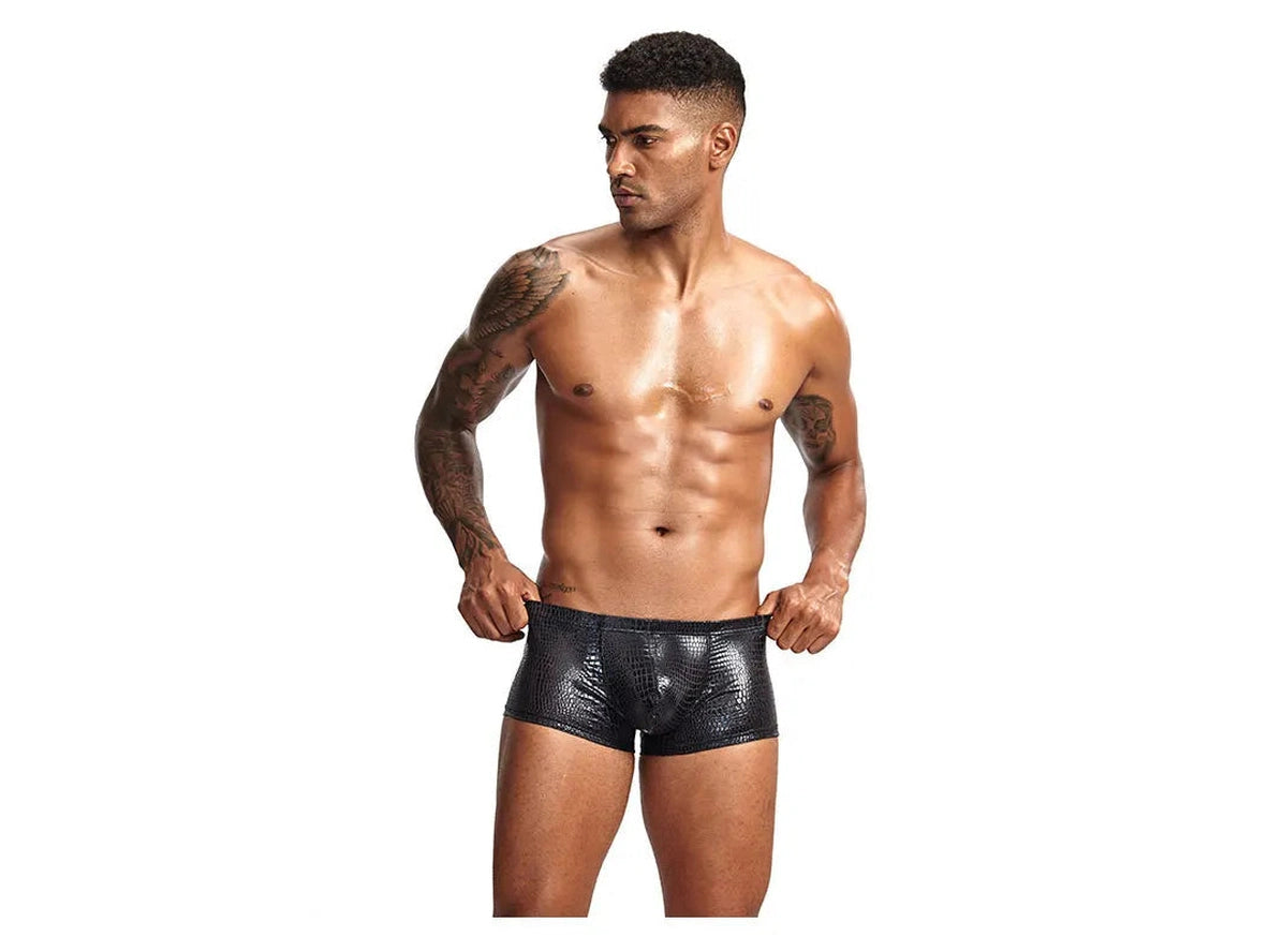 Gay Boxer Briefs | Snakeskin Pattern Boxer Briefs
