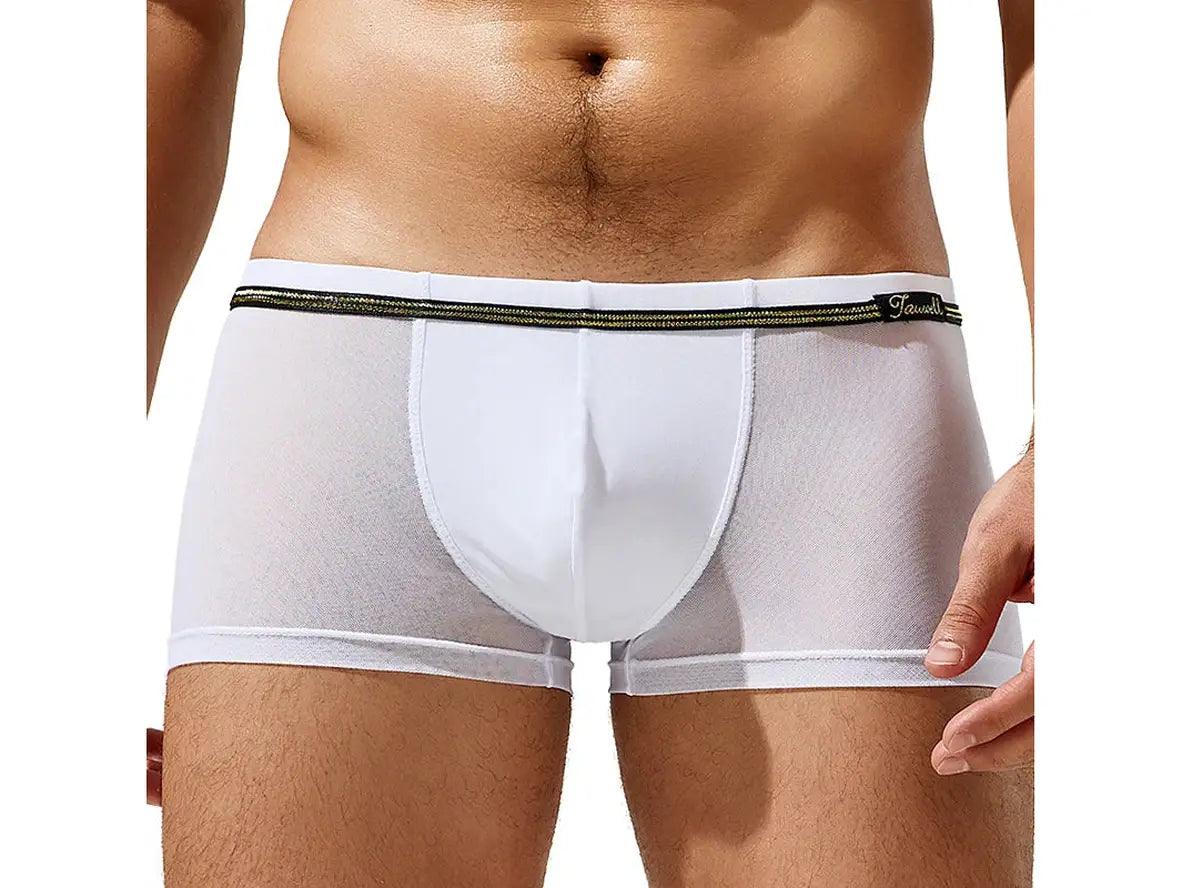 Gay Boxer Briefs | TAUWELL Mesh Boxer Briefs
