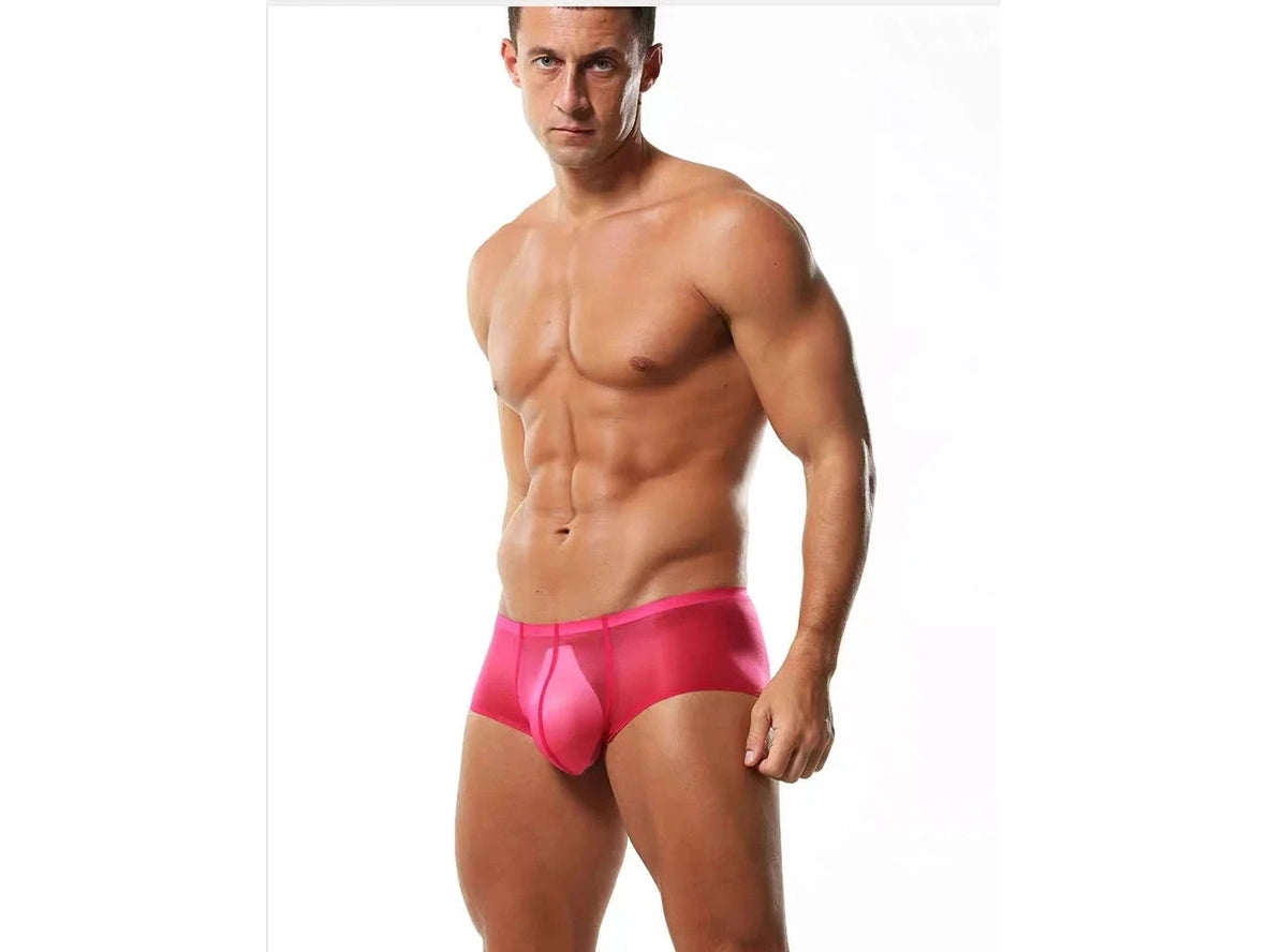 Gay Boxer Briefs | Ultra-thin Seamless Transparent Boxer Briefs