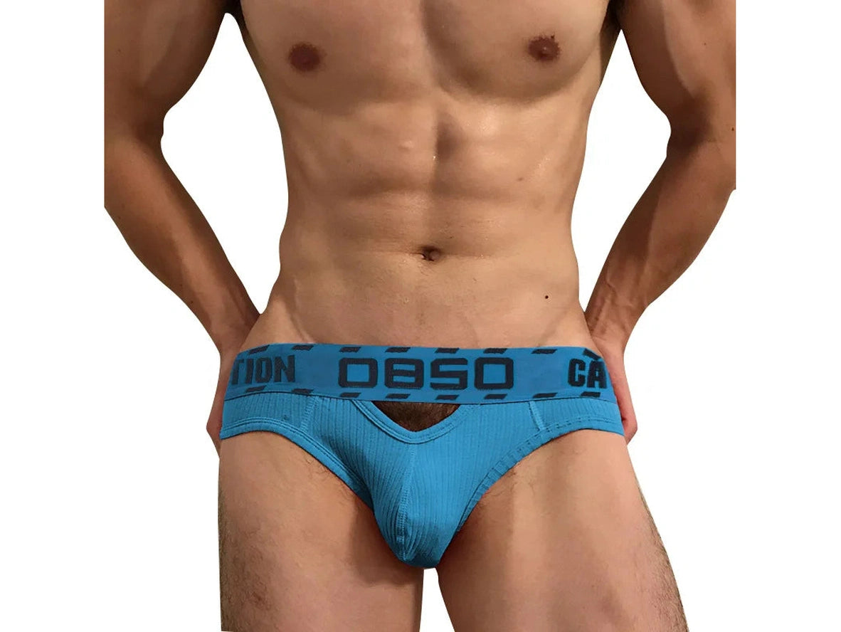 Gay Briefs | 0850 Sexy Tight Cotton Hollow Briefs