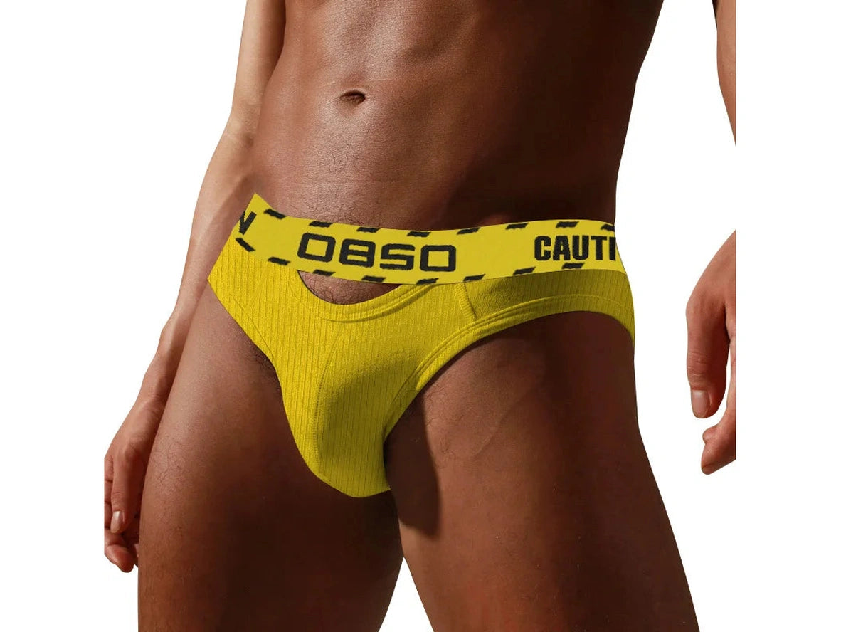 Gay Briefs | 0850 Sexy Tight Cotton Hollow Briefs