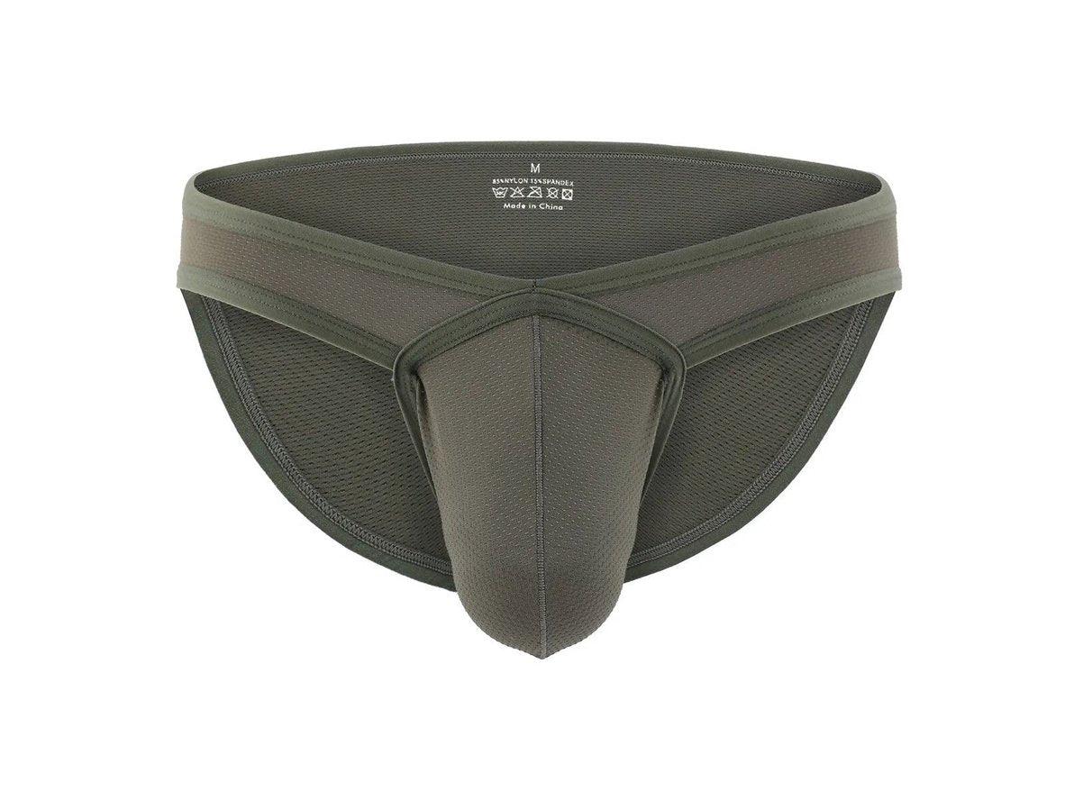 Gay Briefs | CLEVER-MENMODE Underwear Sexy Mesh Large Pouch Briefs