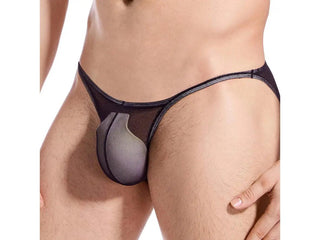 Gay Briefs | CLEVER-MENMODE Underwear Ultra-Thin Soft Briefs - Black / M Waist 26-28"