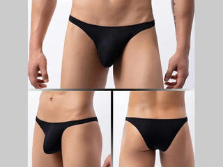 Gay Briefs | Cheeky Sexy Underwear Briefs - Black / M Waist 28-30"