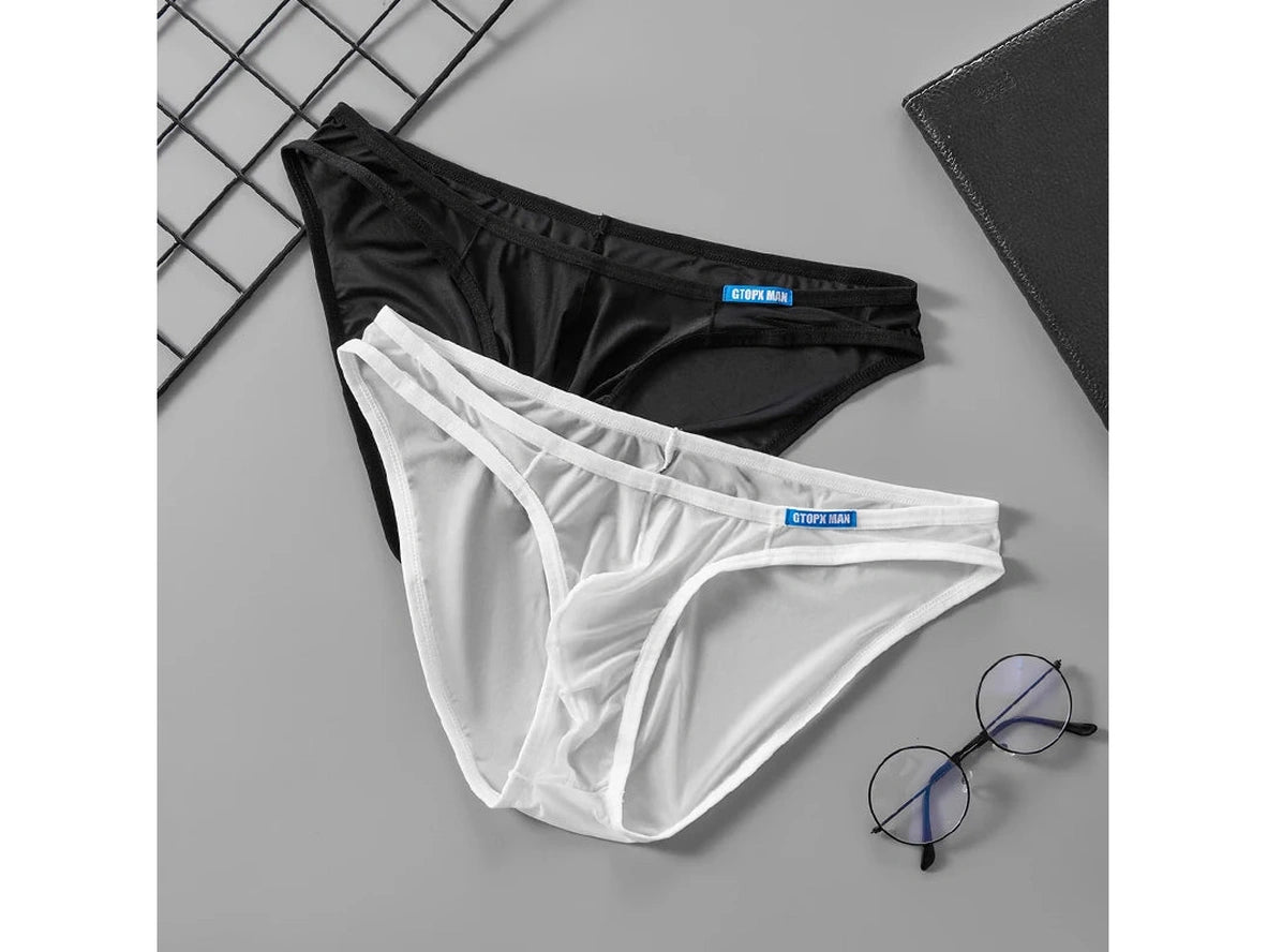 Gay Briefs | GTOPX MAN Ice Silk Translucent Briefs