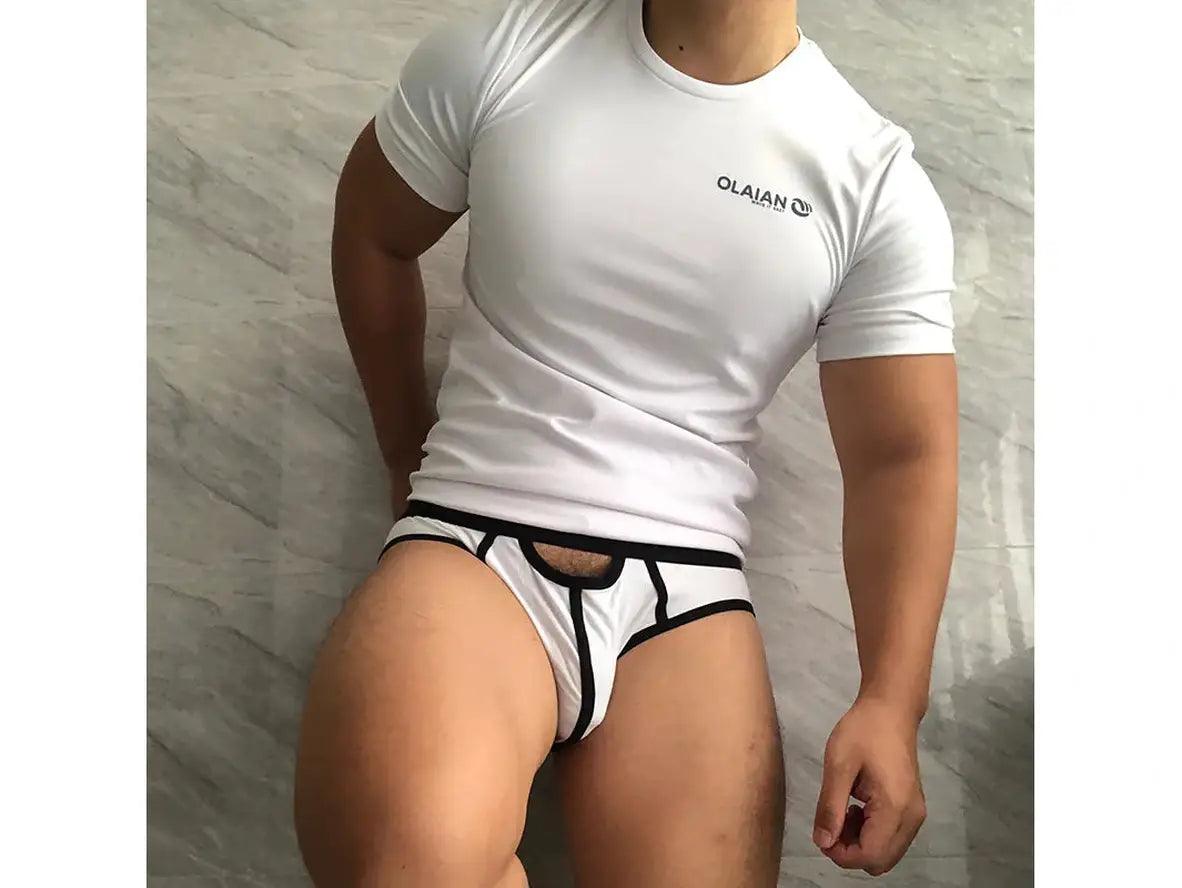Gay Briefs | GTOPX MEN Sexy Hollow Cotton Briefs