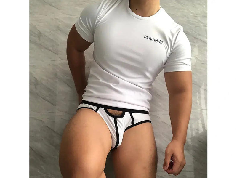 Gay Briefs | GTOPX MEN Sexy Hollow Cotton Briefs