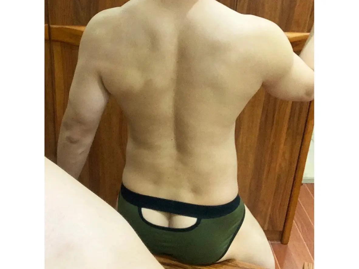 Gay Briefs | GTOPX MEN Sexy Hollow Cotton Briefs