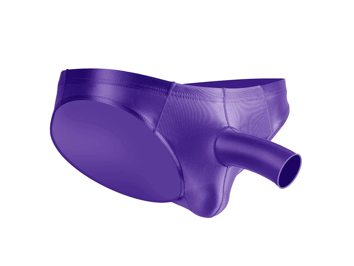 Gay Briefs | Glossy Open Pouch Briefs