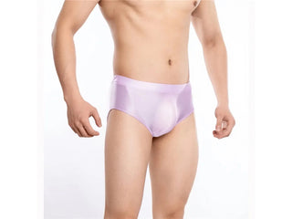 Gay Briefs | Glossy Underwear Briefs - Lavender / M Waist 28-30"