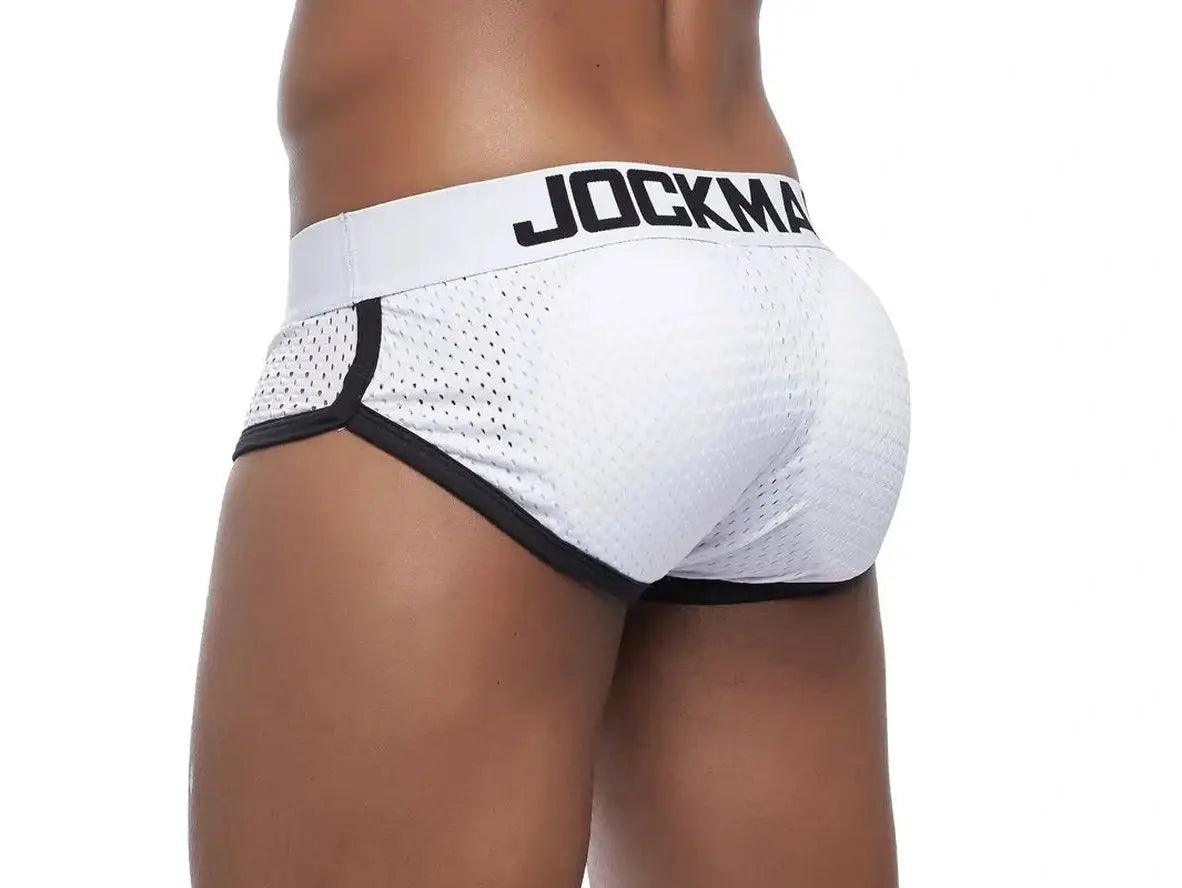 Gay Briefs | JOCKMAIL Underwear Mesh Padded Briefs
