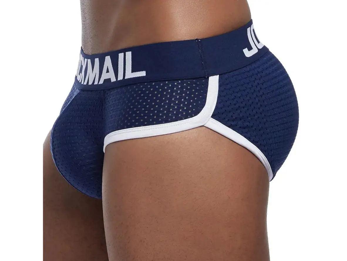 Gay Briefs | JOCKMAIL Underwear Mesh Padded Briefs