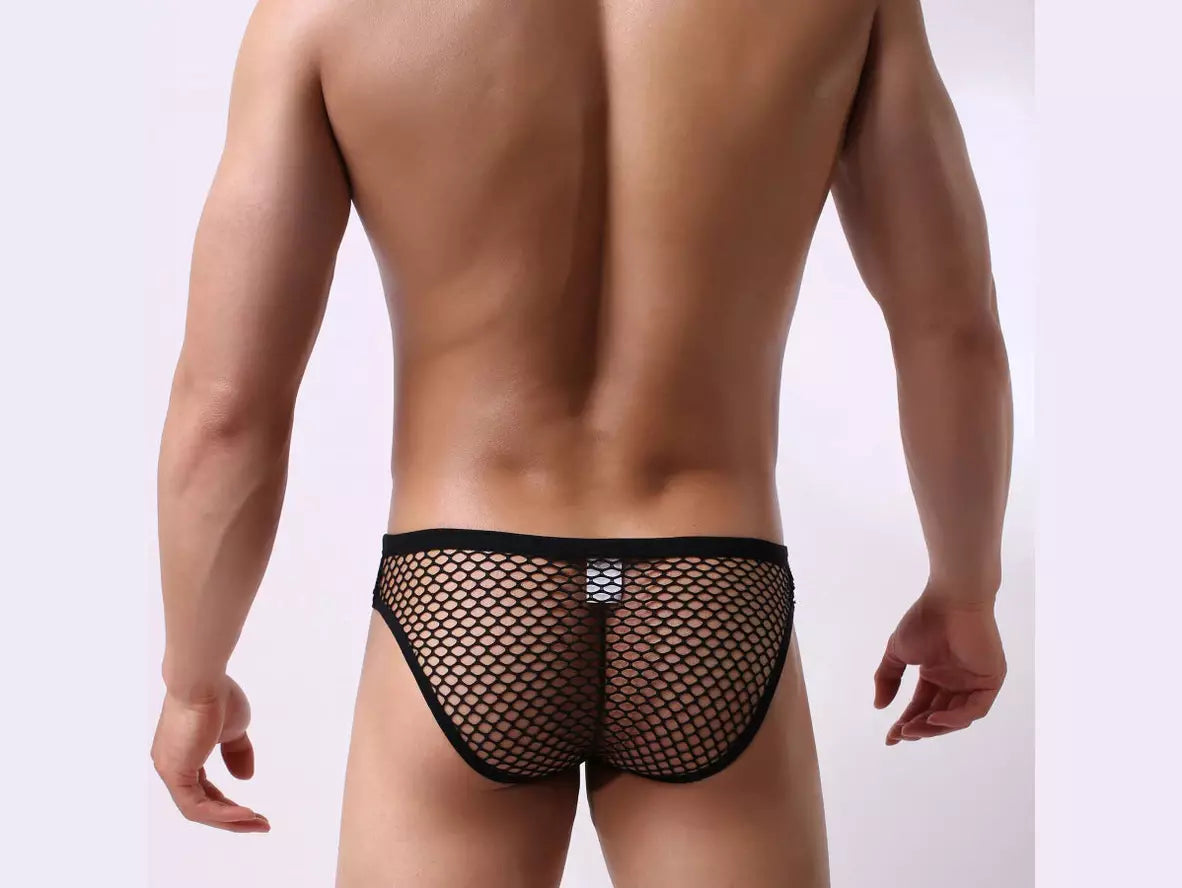 Gay Briefs | Sexy Mesh See Through Underwear Briefs