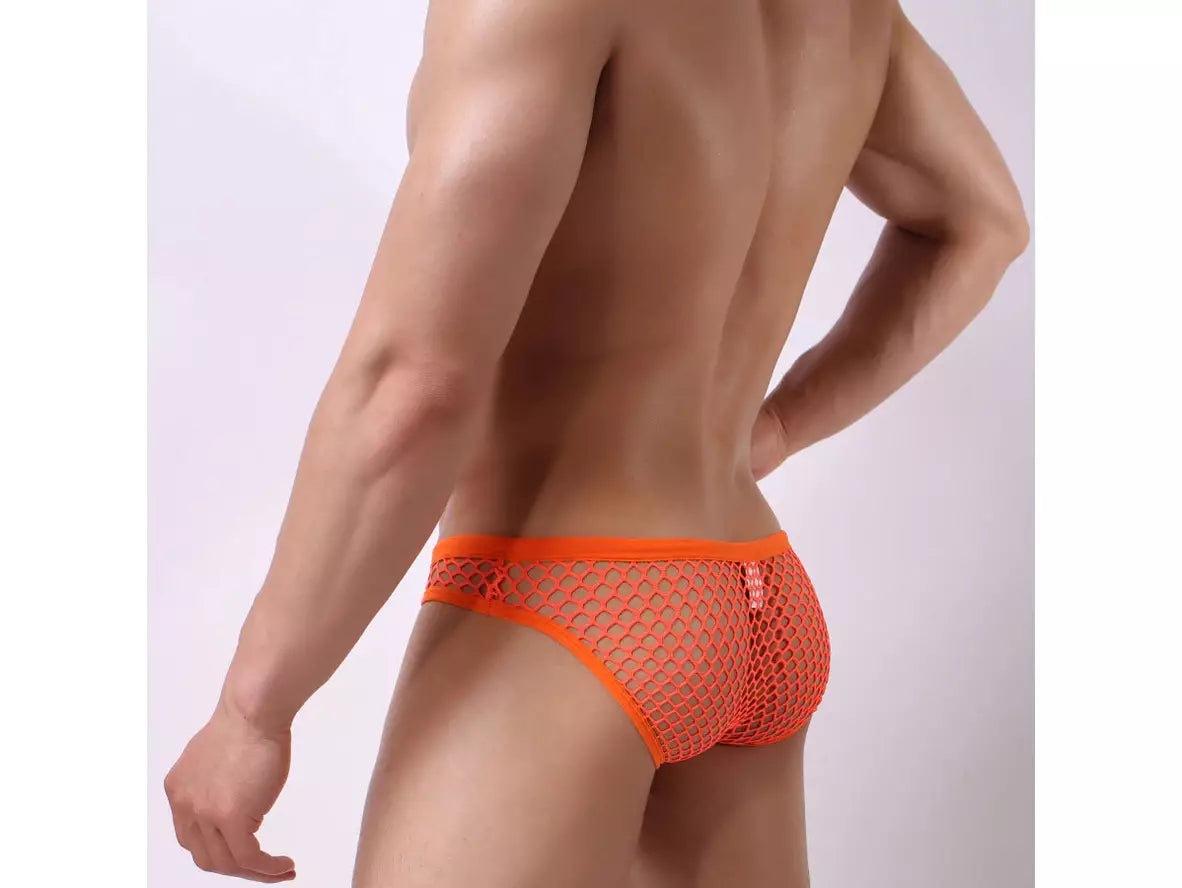 Gay Briefs | Sexy Mesh See Through Underwear Briefs