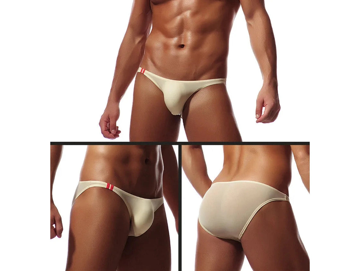 Gay Briefs | Soft Smooth Ice Silk Low-Rise Briefs