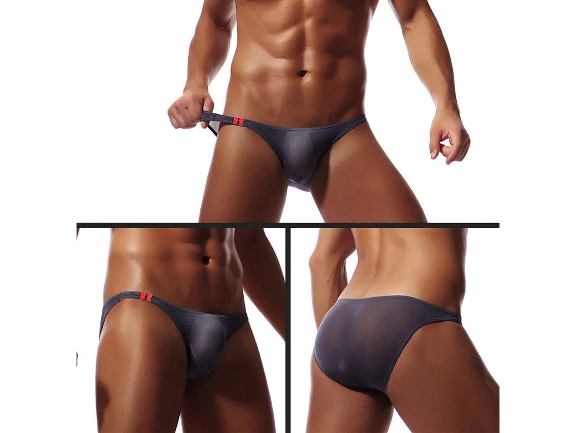 Gay Briefs | Soft Smooth Ice Silk Low-Rise Briefs