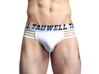 Gay Briefs | TAUWELL Underwear Briefs - White / M Waist 27-29"