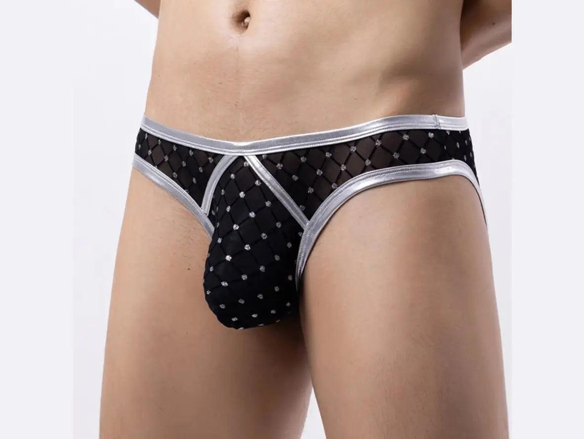 Gay Briefs | Transparent Mesh Sexy Underwear Briefs