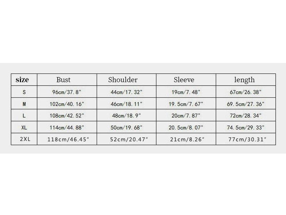 CLEVER-MENMODE men's mesh faux leather shirt size chart S to 2XL bust shoulder sleeve length measurements
