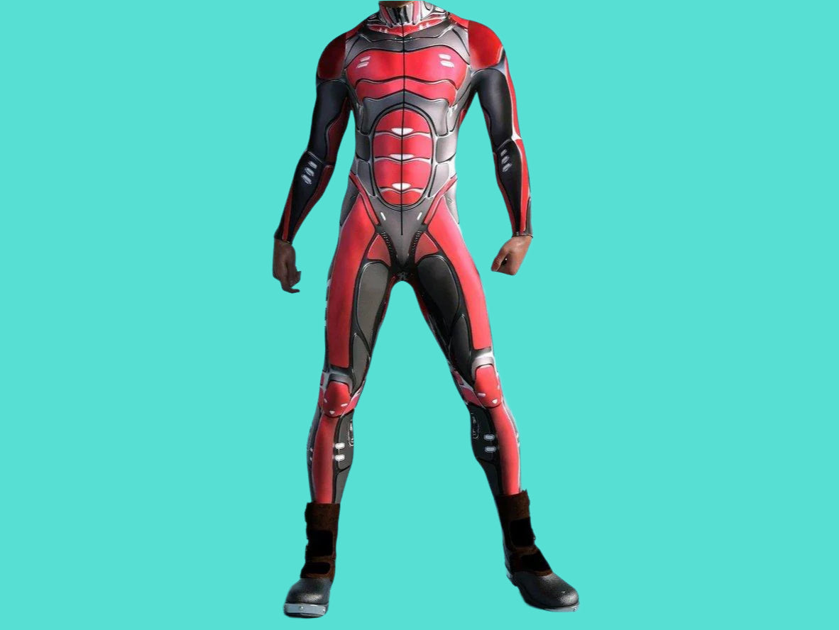 Gay Costumes | Colorful Front Zipper Rave Bodysuit