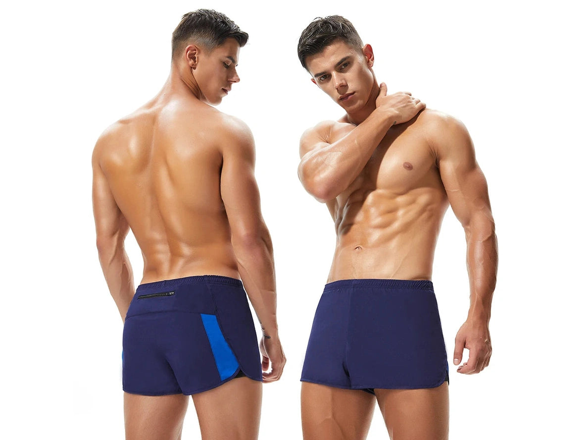 Gay Gym Shorts | 2 in 1 Compression Fitness Run Shorts