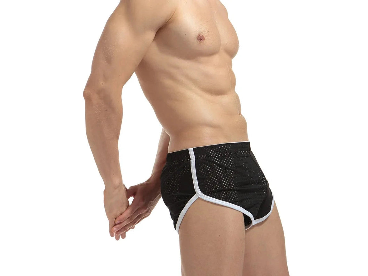 Gay Gym Shorts | 3" Mesh Split Side Shorts
