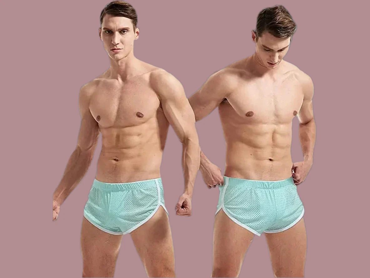 Gay Gym Shorts | 3" Mesh Split Side Shorts