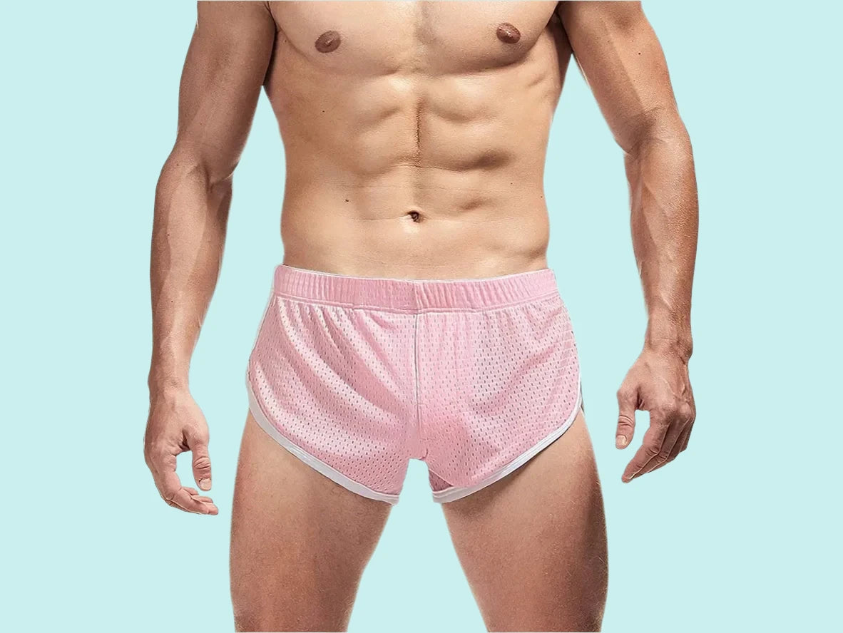 Gay Gym Shorts | 3" Mesh Split Side Shorts