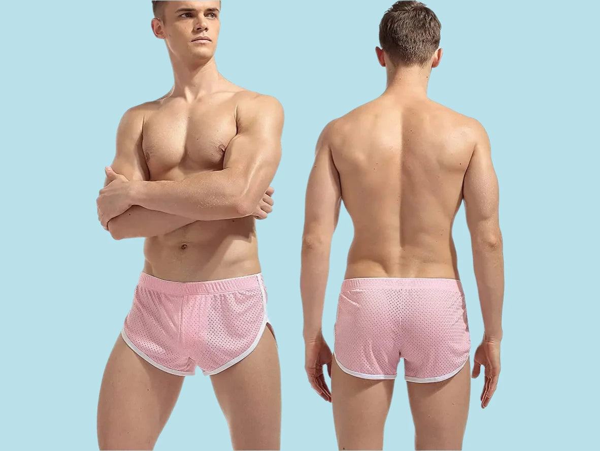 Gay Gym Shorts | 3" Mesh Split Side Shorts