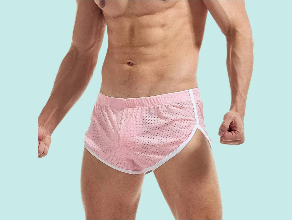 Gay Gym Shorts | 3" Mesh Split Side Shorts