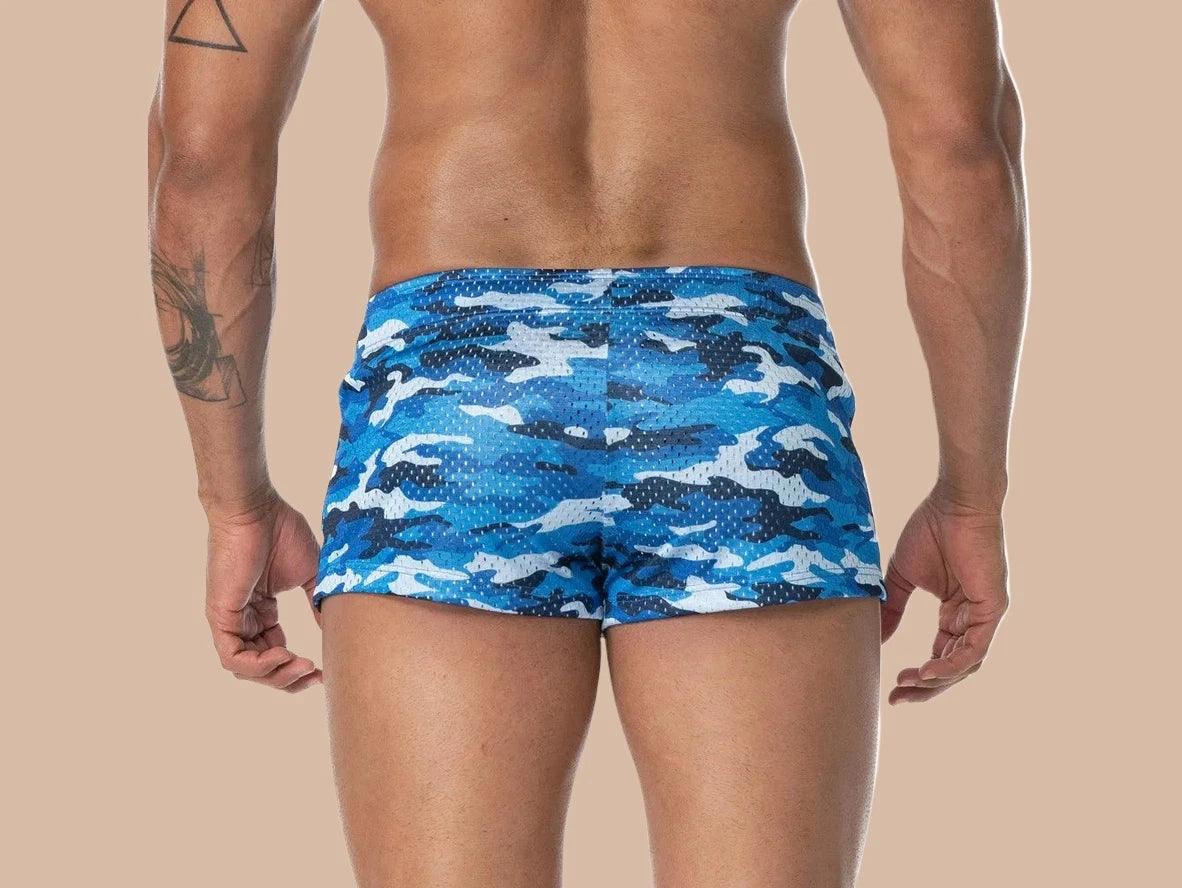 Gay Gym Shorts | AIMPACT Camo 3-inch Short Shorts