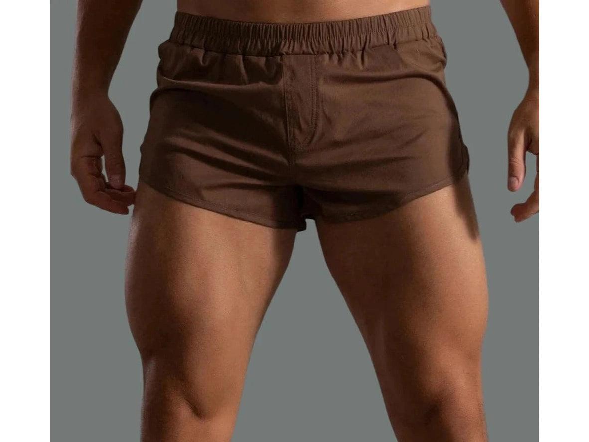 Gay Gym Shorts | Cotton 3 Inch Run Shorts