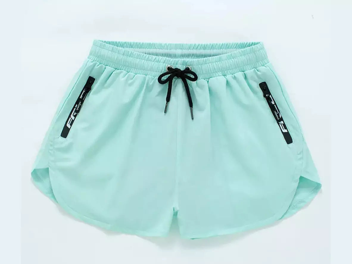 Gay Gym Shorts | DESMIIT Zipper Pocket Lined Workout Shorts