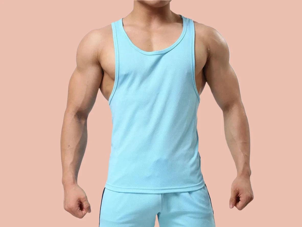 Gay Gym Tops | Cotton Pure Color Tank Tops