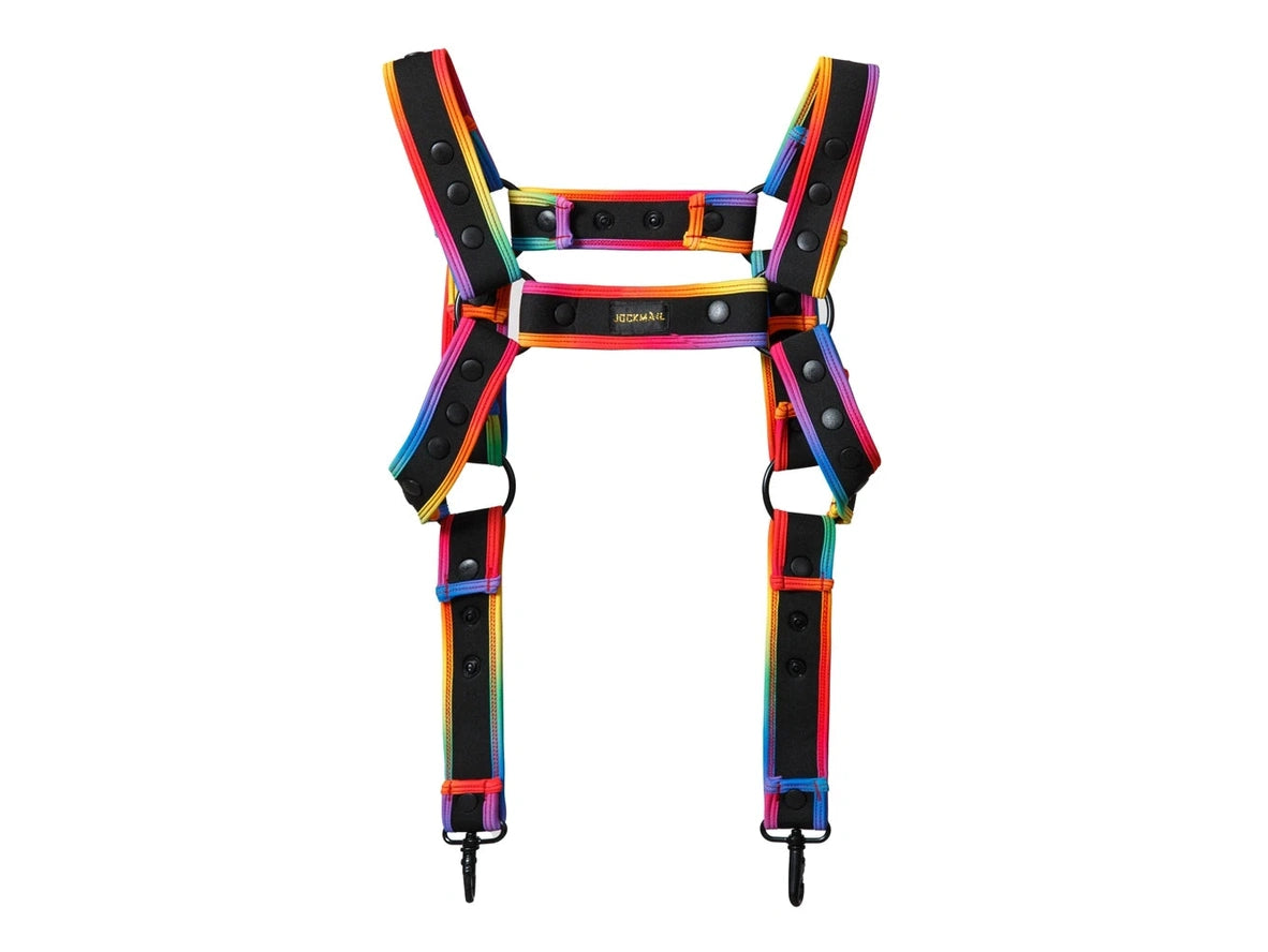 Gay Harness | JOCKMAIL Adjustable Jockstrap Bodysuit Removable Codpiece